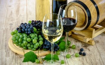 Jak stawiamy kieliszki do wina?